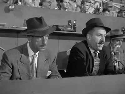 Giants come to bat now
with the score still nothing to nothing. - Angels in the Outfield