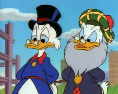 [gibbers, screams] - DuckTales