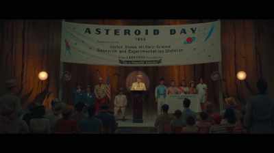 GIBSON: As you know,
the Asteroid Day itinerary - Asteroid City