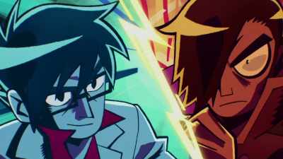Gideon Graves versus Matthew Patel. - Scott Pilgrim Takes Off