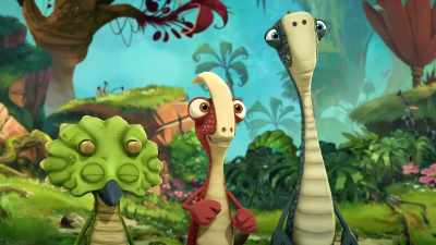 (giggles)
Giganto will eat moss from anywhere! - Gigantosaurus