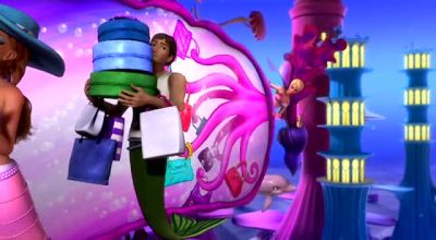 (GIGGLES) I know there were
only six different colors - Barbie in a Mermaid Tale