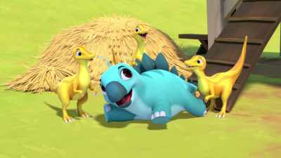 [giggling] Everyone likes compies. - Dino Ranch