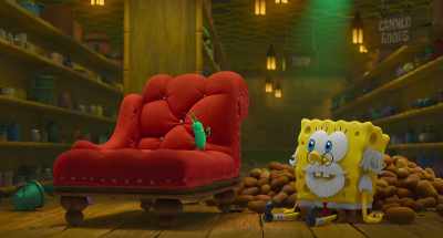 [giggling] - Plankton: The Movie