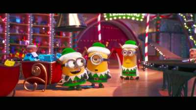 [giggling] - Illumination Presents: Minions Holiday Special