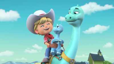 (giggling) - Dino Ranch
