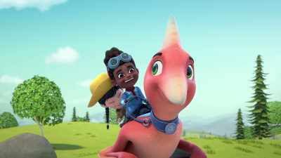 (giggling) - Dino Ranch