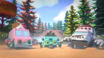 [Gill E. gasps] - Mighty Monsterwheelies