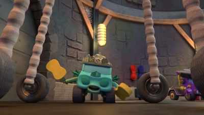 [Gill E. laughs] - Mighty Monsterwheelies