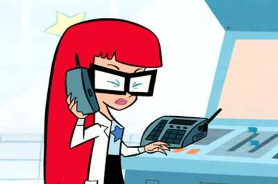 (GIL'S VOICE)
Hi. Susan, Mary, it's Gil. - Johnny Test