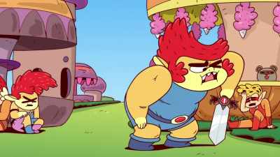 Gimme a second... [groaning] - ThunderCats Roar