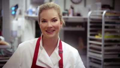 GINA:
I never thought that I would
get my own baking show, - Christmas Cupcakes