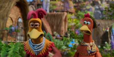 -[Ginger gasps]
-[laughs nonchalantly, clears throat] - Chicken Run: Dawn of the Nugget