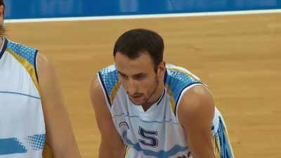 Ginóbili in 2008, the media was saying - The Redeem Team