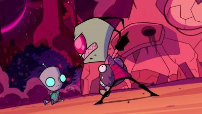 GIR avenge your robot brothers and Maria - Invader ZIM: Enter the Florpus