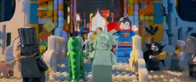 Girl what are you doingHey Superman Oh hey What's upLantern Green Lantern Yeah yeahYou wanna sit together at the meetingUm I have to go back to KryptonDidn't Krypton blow up - The Lego Movie