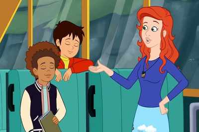 [girls cheering] - The Magic School Bus Rides Again