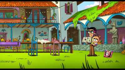 [girls zoom off] - The Casagrandes Movie