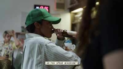 -(Giulia speaking)
-(shutter snaps) - We Are Who We Are