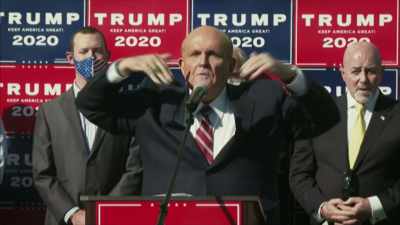 Giuliani is insisting that
they will continue to fight - Giuliani: What Happened to America's Mayor?