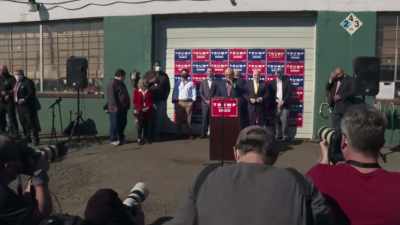 Giuliani invites the press down
to an unlikely location - Trump: The Criminal Conspiracy Case