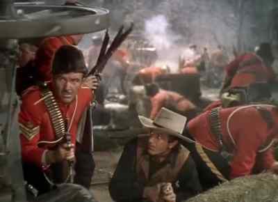 Give me 10 men and l'll hold
the road while you drop back. - North West Mounted Police