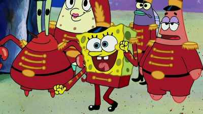 Give him a song and
he could twist it - SpongeBob DocuPants