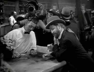-Give a whiskey.
-Going out. - Honky Tonk