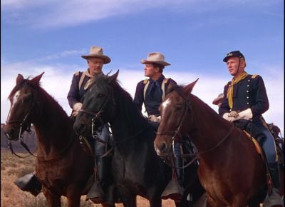 Give 'em a wide berth - She Wore a Yellow Ribbon