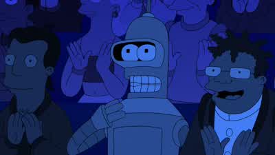Give him hell, Morbo! - Futurama