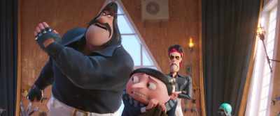- Give it to him!
- [whimpers] - Minions: The Rise of Gru