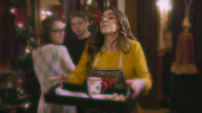 - Give me just one second,
I've got cookies in the oven - Christmas at the Chateau