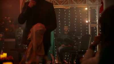Give it up for Ally Morgan and her guitar player - Angel Falls Christmas