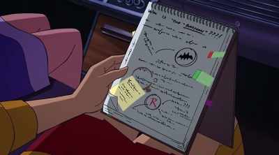 Given Batman's observed
height and proportions, - Scooby-Doo! & Batman: The Brave and the Bold