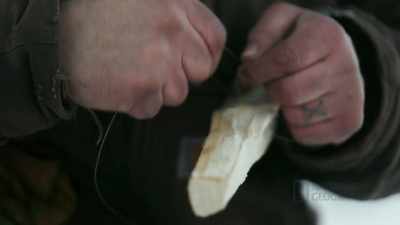 Gives off a flash
and that attracts them. - Life Below Zero: First Alaskans