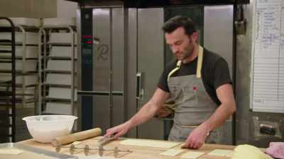 Giving a nice cinnamon dusting, - No Recipe Road Trip With the Try Guys