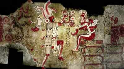 Giving divine power
to their rule on Earth, - Lost Treasures of the Maya