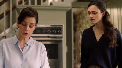 - Giving June her medication,
she always gets it this time-- - Danger in the House