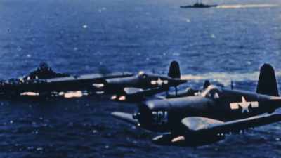 Giving it more confidence
in the wide open seas. - The Pacific War in Color