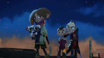 [Gizmo squeaking] - Gremlins: Secrets of the Mogwai