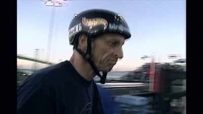 "Glad he's gone,"
or something fucked up. - Tony Hawk: Until the Wheels Fall Off
