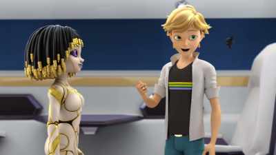 ‐ Glad to see you again, Plagg!
‐ No need to get so cheesy! - Miraculous World: New York, United HeroeZ