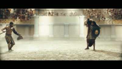 Gladiators use their bodies
to please the masses. - Colosseum