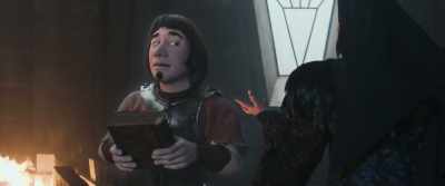 Gladly. But first I get my free spell.
Now, listen... - Hui Buh and the Witch's Castle