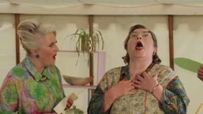  -[Gladys choking loudly]
 -[intense melodic music] - Sister Boniface Mysteries