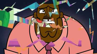 (Glass shatters) - Total DramaRama
