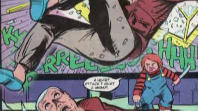 [Glass shatters] - Doc of Chucky
