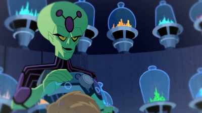(GLASS SQUEAKING) - Justice League Action