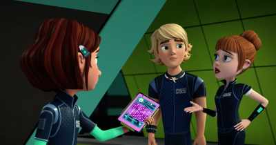 Glitchushka never goes anywhere
without that. - Spy Kids: Mission Critical