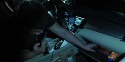 (Glove compartment clacks) - Live Escape